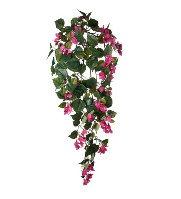 Rosa konstgjord Bougainvillea med monteringspinne 115 cm