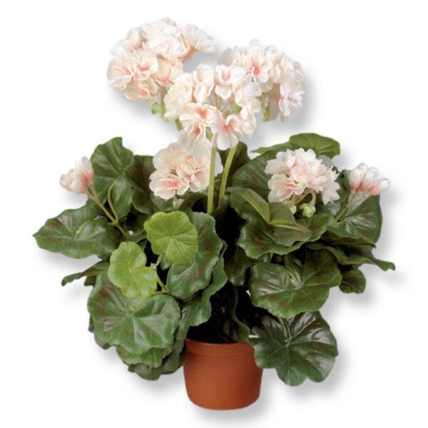 Pelargon | Konstgjord krukväxt Ljus rosa UV 35 cm