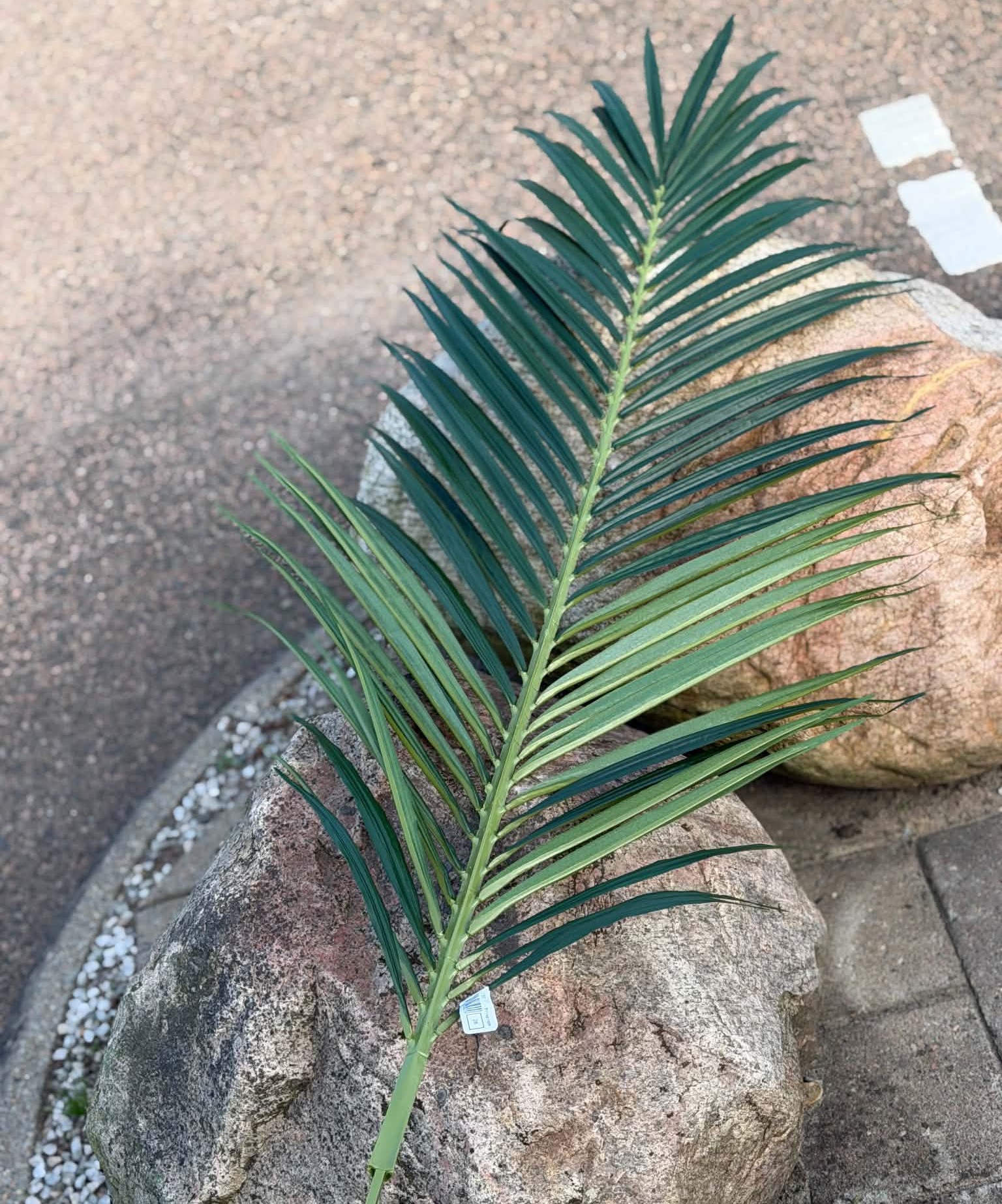 Konstgjort palmblad Areca grönt UV 110 cm - Bild 4