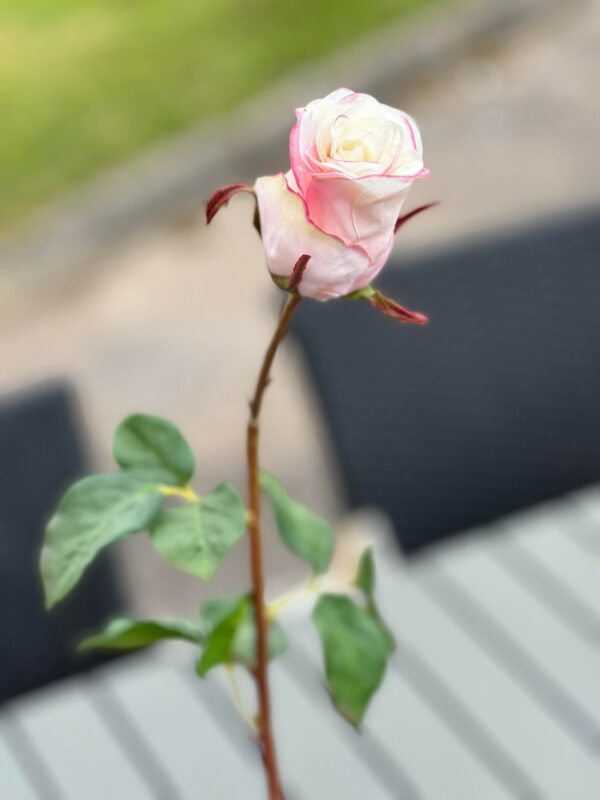 Ljusrosa konstgjord snittblomma 70 cm