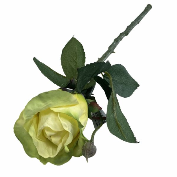 Ros | Konstgjord Snittblomma Creme-Grön Gatsby 34 cm - Bild 3
