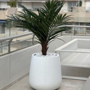 Palm | Konstgjord Areca med äkta palmfaser konstgjorda 150 cm