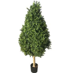 Konstgjord buxbom pyramid UV 115 cm