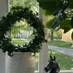 Konstgjord Ivy på ring och fönster