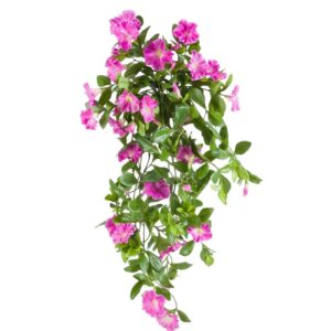 Konstgjord Petunia hängväxt med rosa blommor