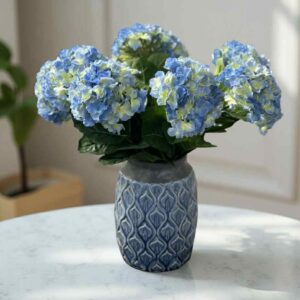 Konstgjord blå Hortensia