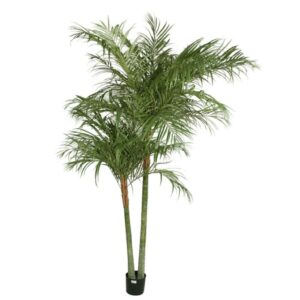 Konstgjord två stammad Arecapalm 240 cm