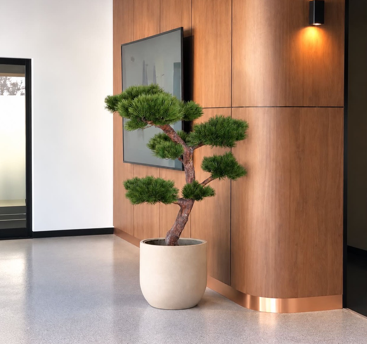 Konstgjord tall - bonsaitall 140 cm