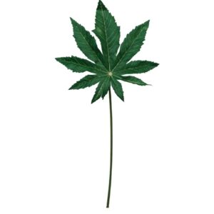 Konstgjort grönt blad