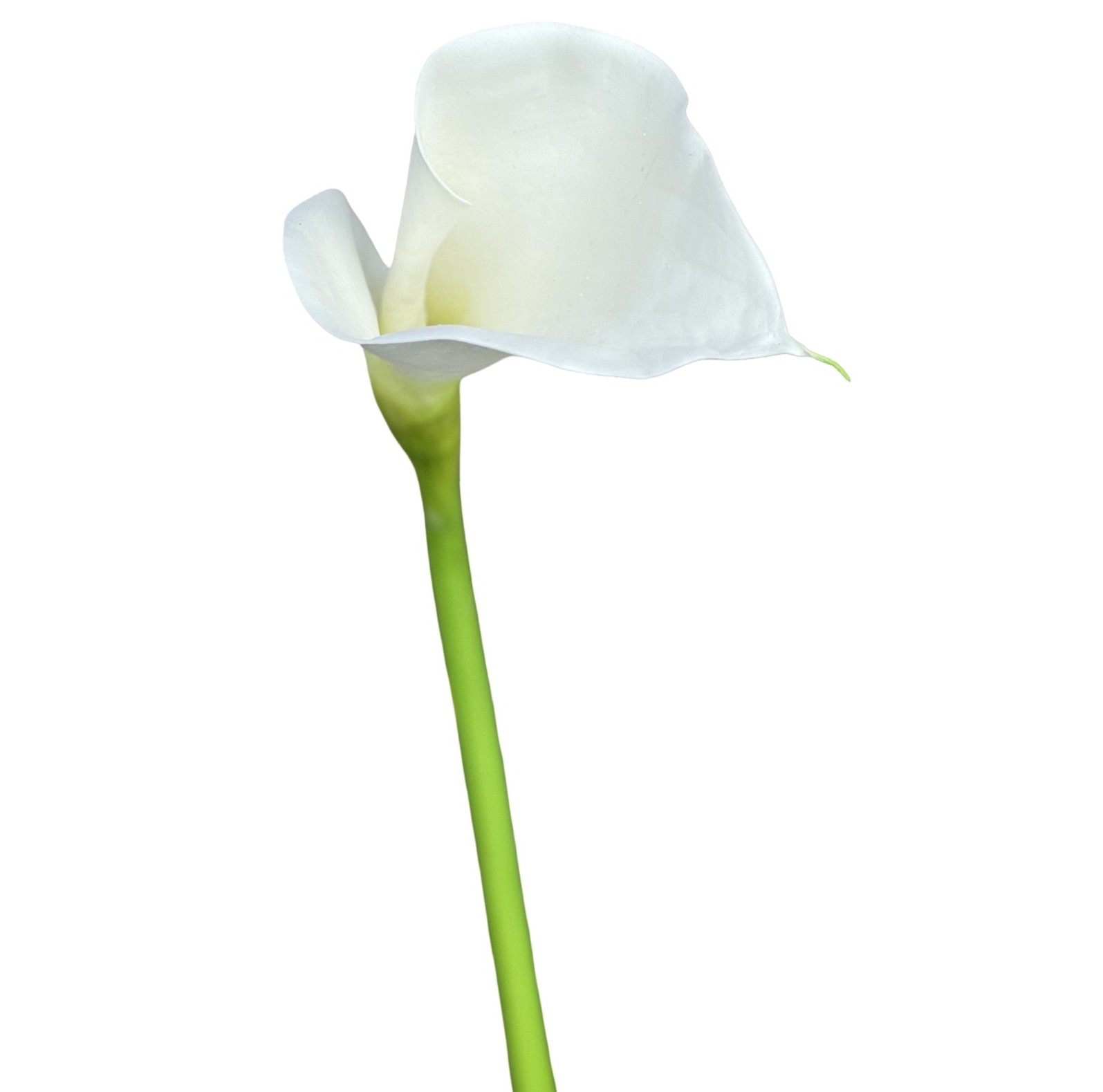 Konstgjord vit Calla snittblomma 80 cm - Bild 4