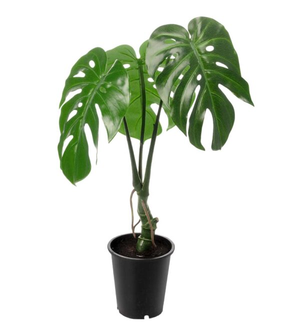 Konstgjord Monstera krukväxt 60 cm