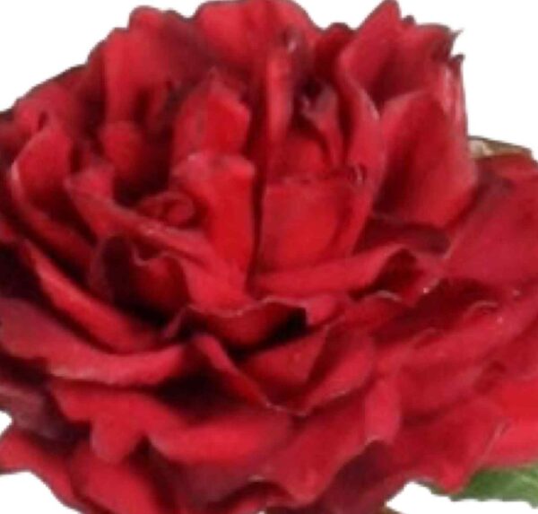 Ros | Konstgjord snittblomma mörk röd 50 cm - Bild 4