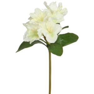 Rhododendron | Konstgjord Snittblomma vit 35cm