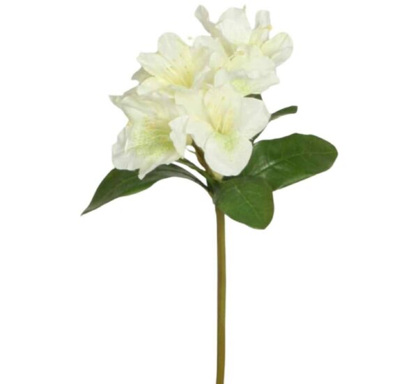 Rhododendron | Konstgjord Snittblomma vit 35cm
