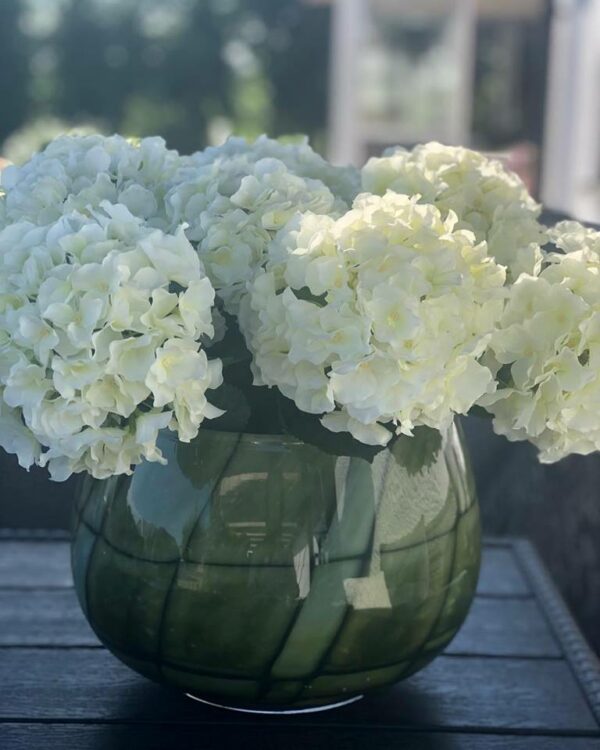 Hortensia | Konstgjord Snittblomma Vit 47 cm