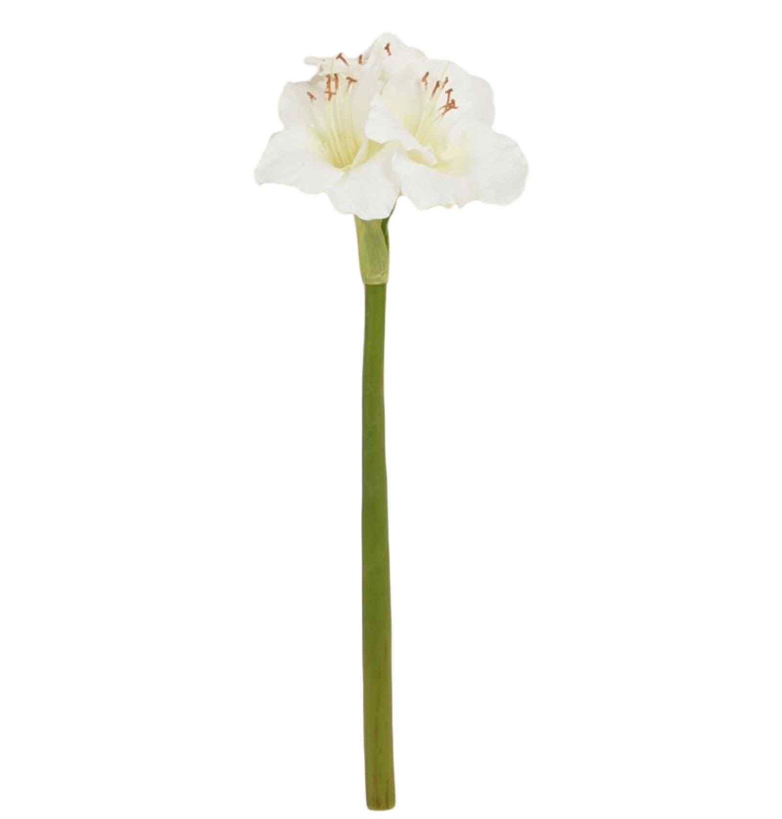 Konstgjord vit Amaryllis 60 cm