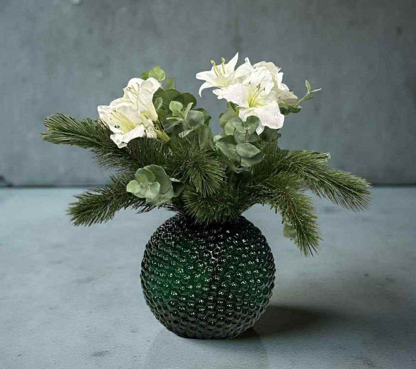 Konstgjord vit Amaryllis 60 cm