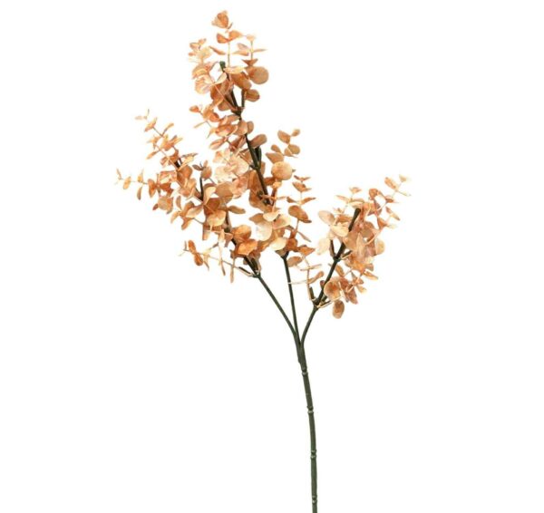 Konstgjord orange EUCALYPTUS kvist 79 cm
