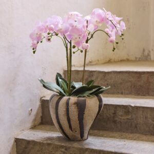 Orkidé | Konstgjord Phalaenopsis rosa 60 cm