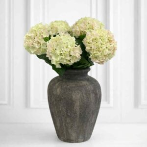 Hortensia Konstgjord Snittblomma Cream rosa 50cm