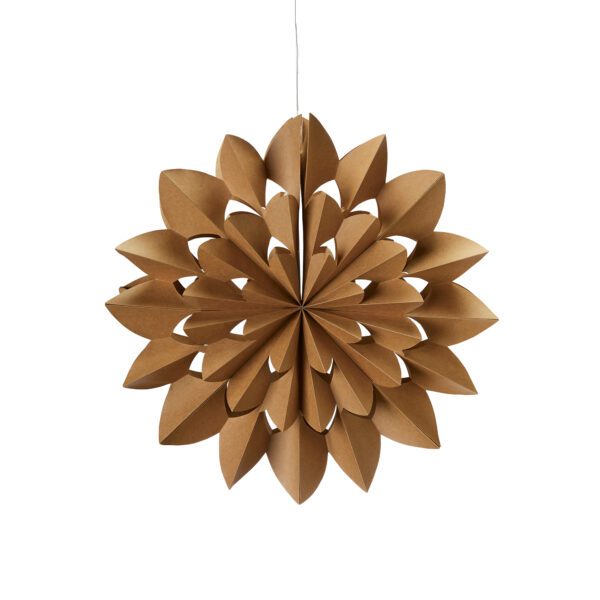 BELYSNING | ADVENTSSTJÄRNA STOR B A STAR BRUN 65x21 CM