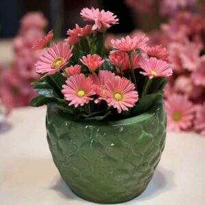 Gerbera | Konstgjord krukväxt Rosa 35 cm