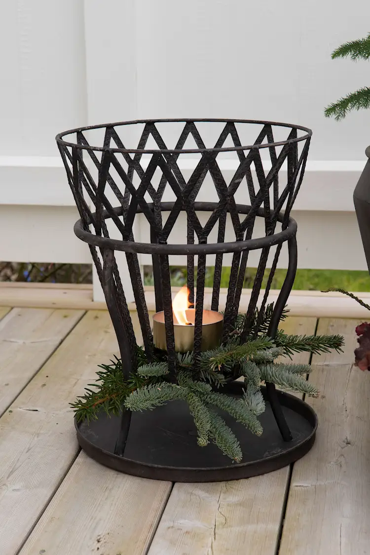 Eldkorg Metall 46 cm