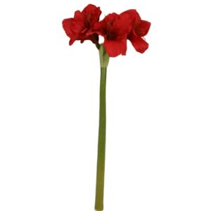 Konstgjord Röd amaryllis 60 cm