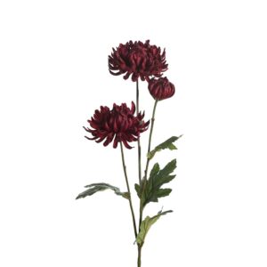 Konstgjord Chrysanthemum röd 60 cm