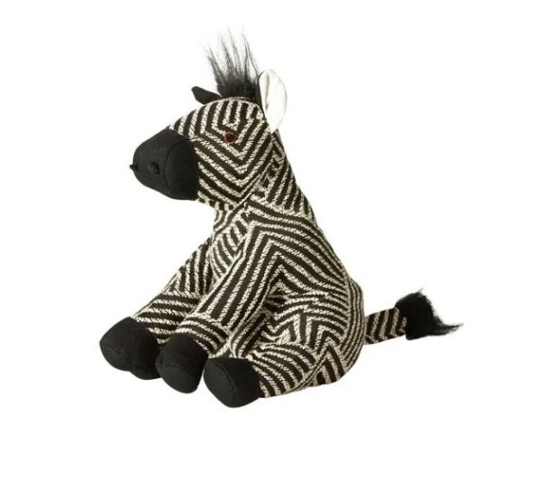 DÖRRSTOPPARE ZEBRA H25CM TEXTIL