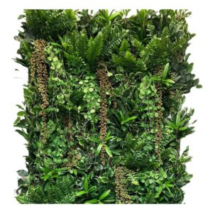 Konstgjord Grön växtvägg med hängväxter