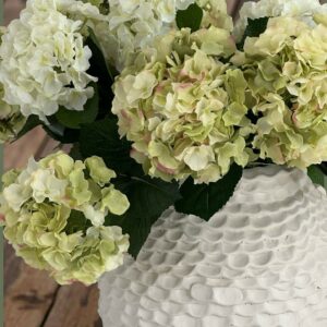 Hortensia | Konstgjord Snittblomma Cream Lime 47 cm