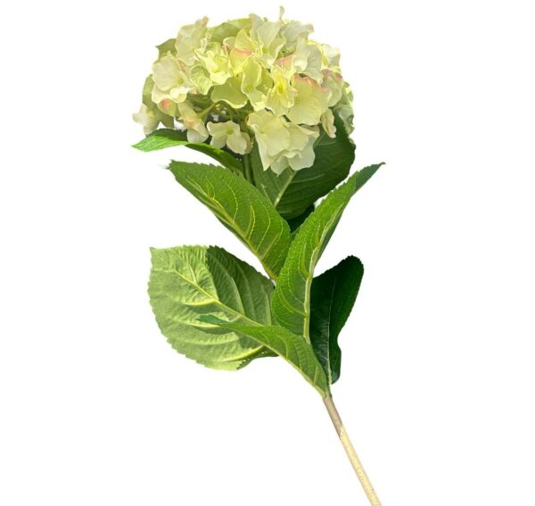 Hortensia | Konstgjord Snittblomma Cream Lime 47 cm