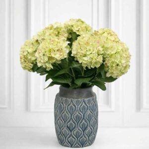 Hortensia | Konstgjord Snittblomma Cream Lime 47 cm