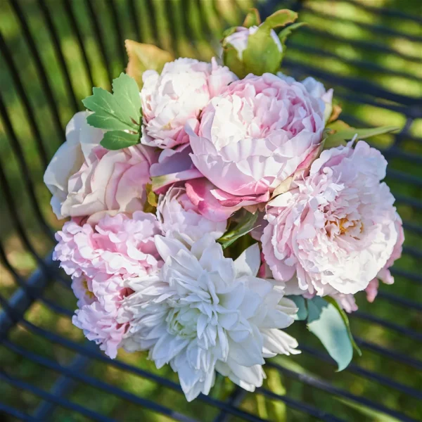 rosa konstgjord snittblomma 75 cm