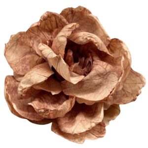 Blombrosch | Multi beige tyg blomma