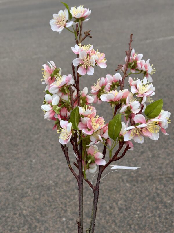 Konstgjord Rosa körbärsblom 60 cm