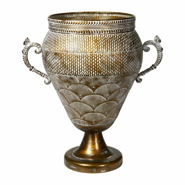 Kruka | Pokal Guld metall D30x46cm