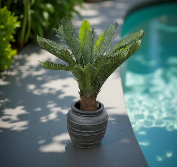 Palm | Konstgjord Cycas äkta palmfaser UV 110 cm