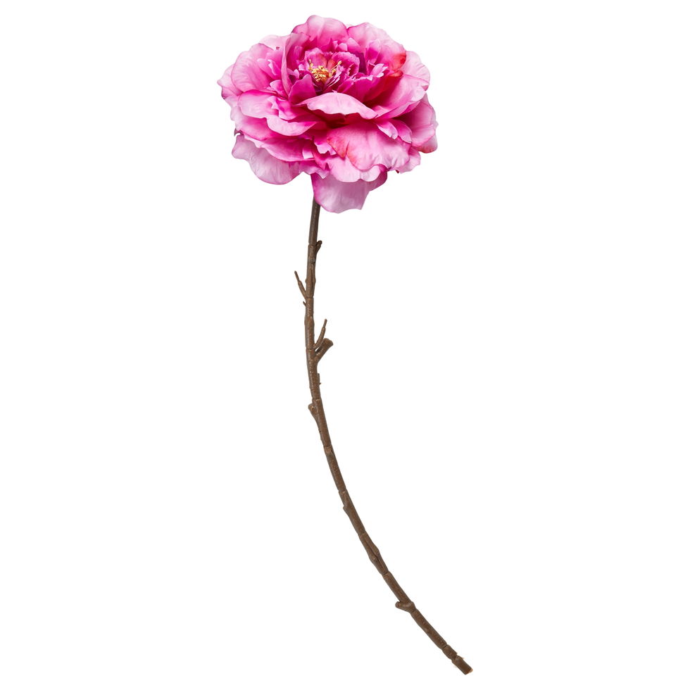 Pion | Konstgjord snittblomma skarp rosa 70 cm