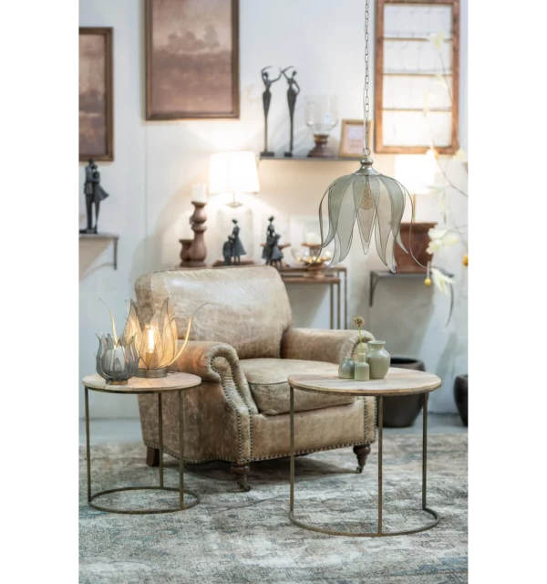 Belysning | Taklampa Grace Antik Mässing 50x47cm