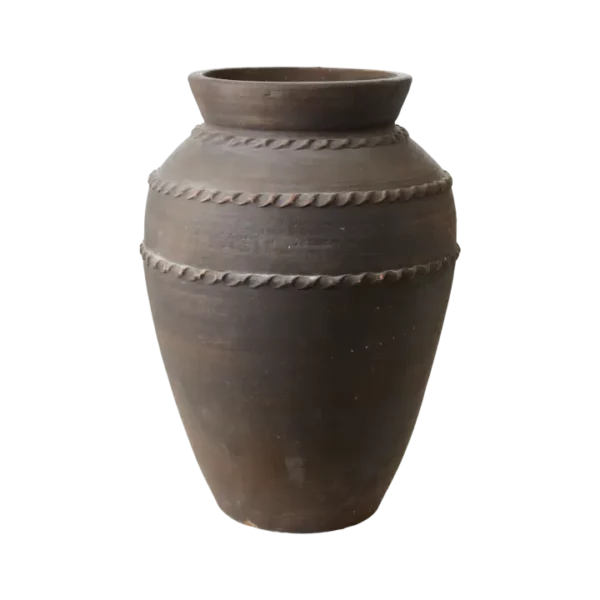 Kruka | TYRA Urna, Brun Ø17/31xH48 cm