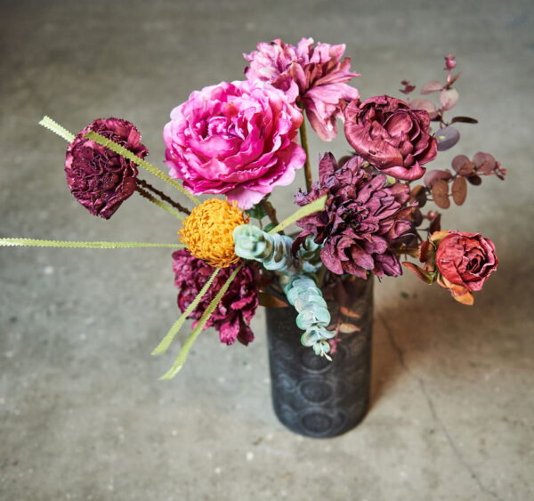 Konstgjord rosa pion 42 cm