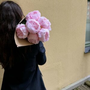 Konstgjord rosa pion