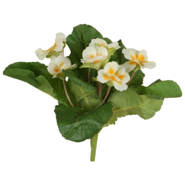 Primula | Konstgjord Snittblomma Cream UV 20 cm
