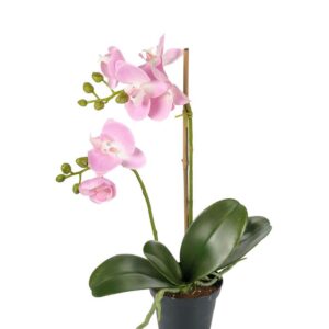 Konstgjord Ljus Lila Orkide 45 cm