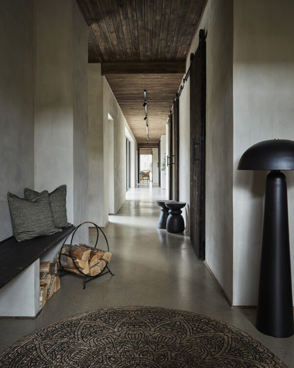 Belysning | Golvlampa Fungi Svart Ø22/48xH120 cm