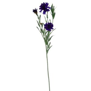 Blåklint | Konstgjord snittblomma mörkblå UV 51 cm