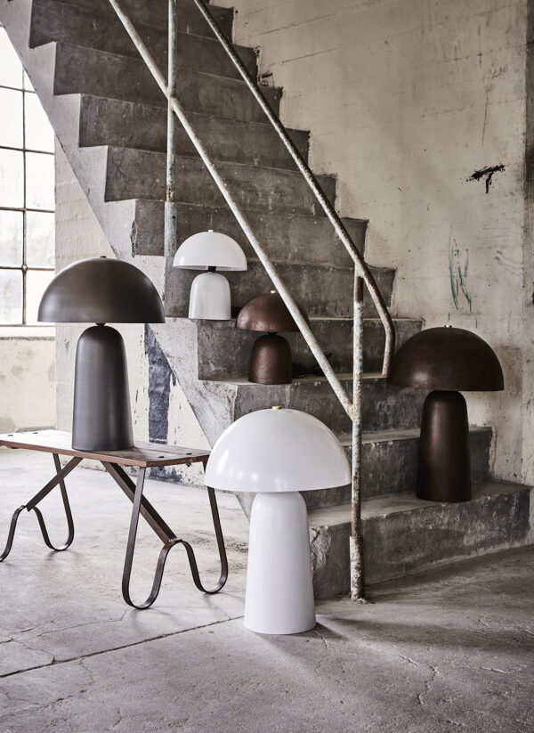 Belysning | Bordslampa Fungi L Mörkgrå Ø19/41xH61 cm - Bild 4