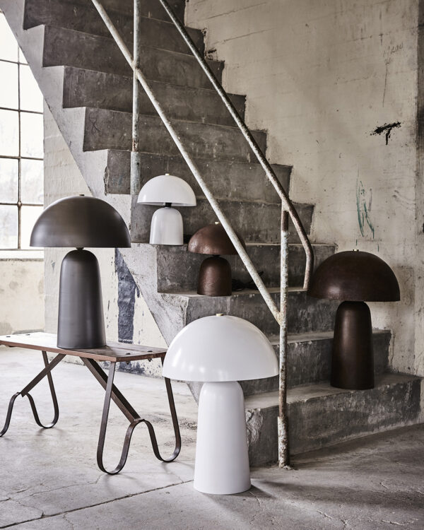 Belysning | Bordslampa Fungi L Brun Ø19/41xH61 cm